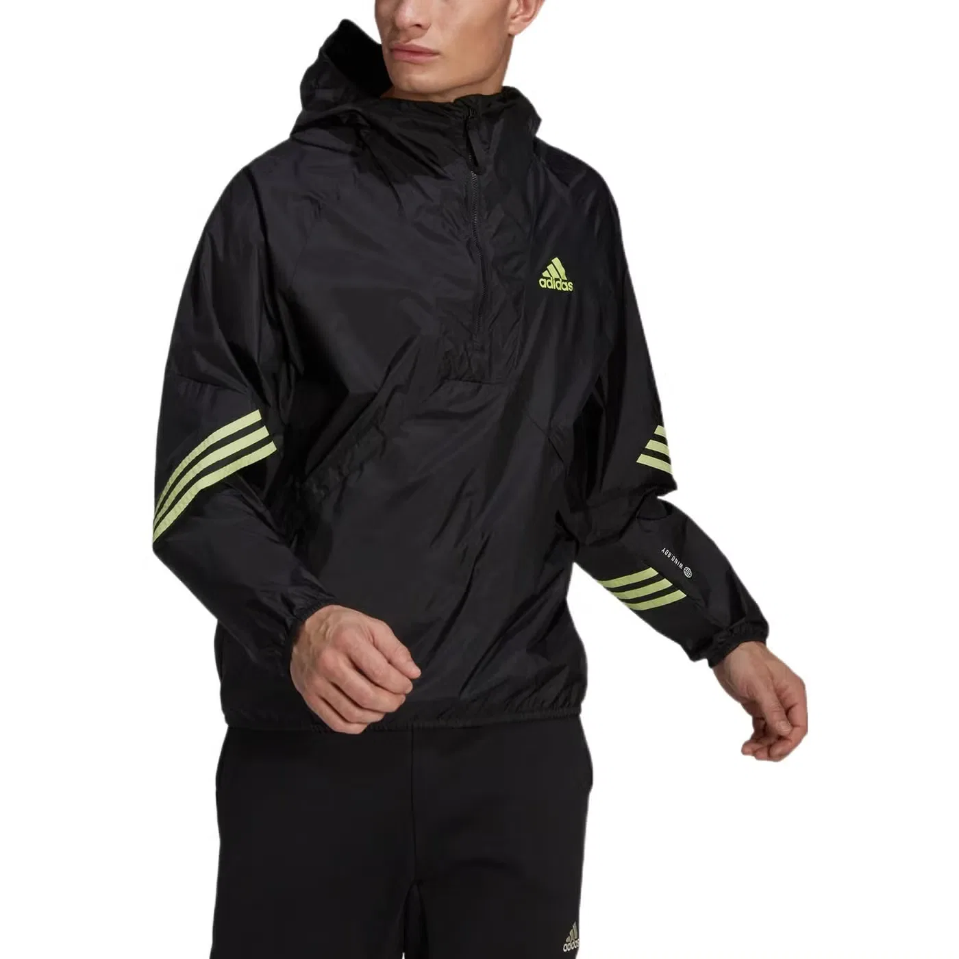 Куртка спортивная тренировочная на молнии Adidas, черный — фото 2