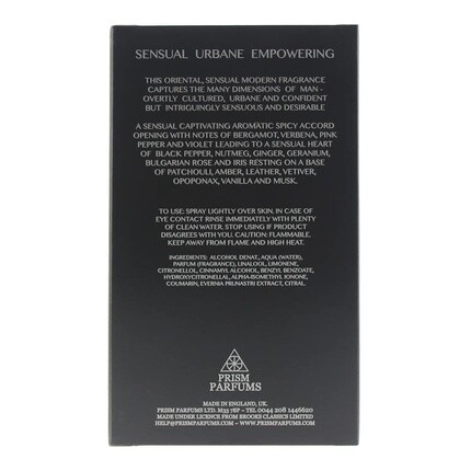 ‎Noir Туалетная вода Noir Prism Parfums Pour Homme 100 мл — фото 3