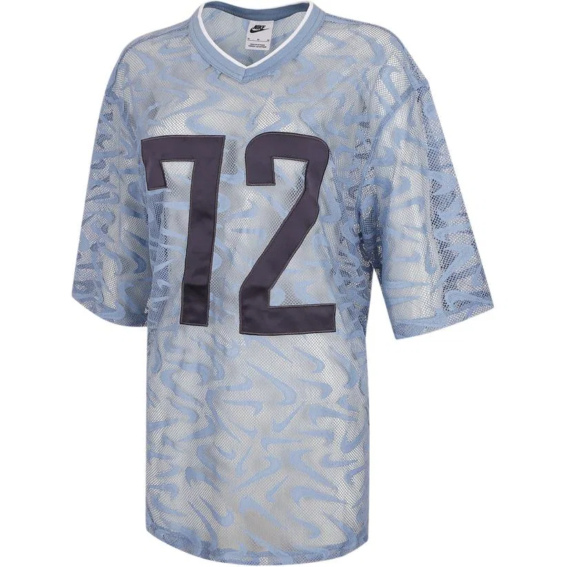 Футболка с V-образным вырезом, Nike, Light Blue/Dark Blue