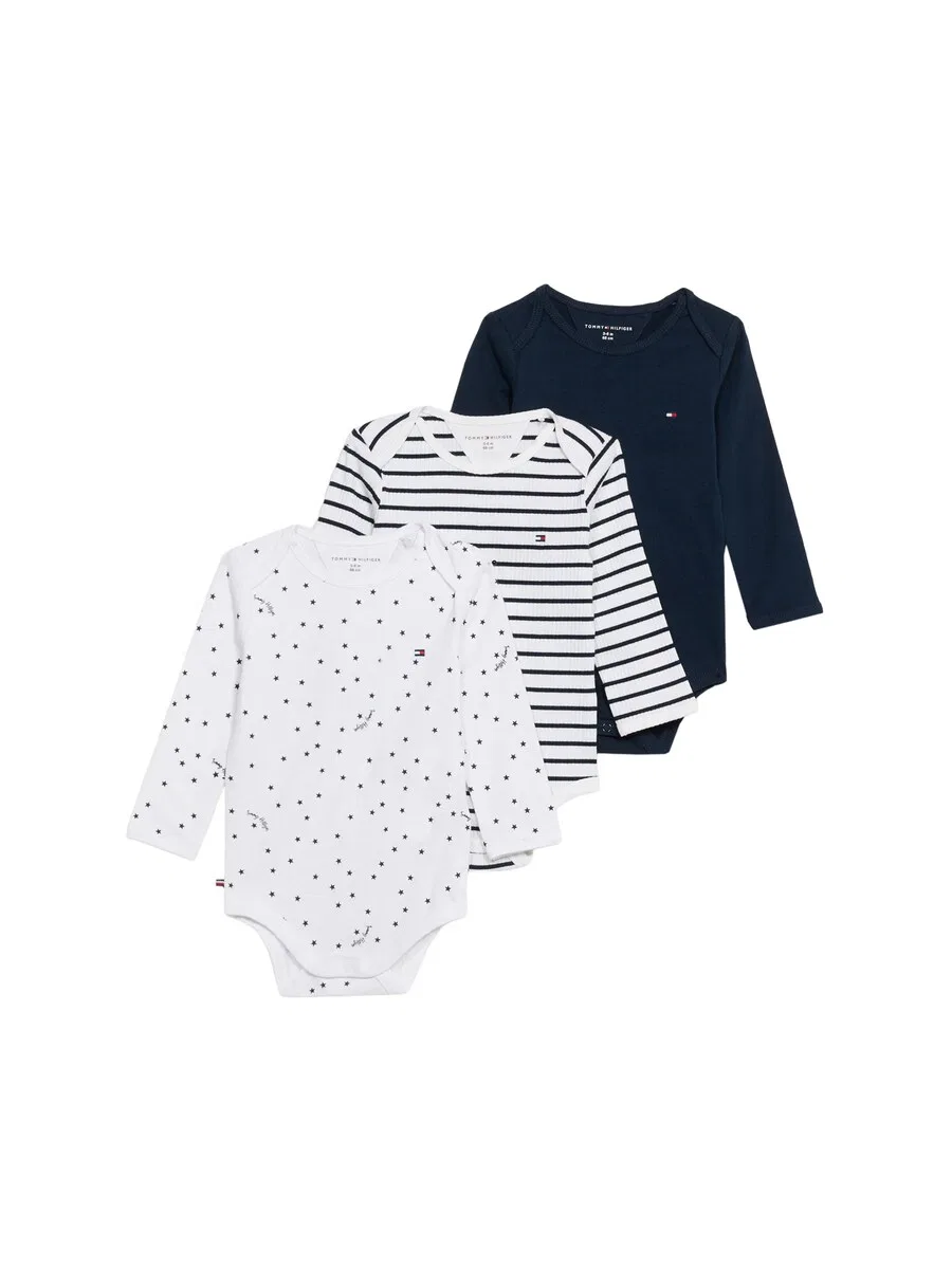 Комбинезон/боди TOMMY HILFIGER 'Essential' в темно-синем и белом цветах