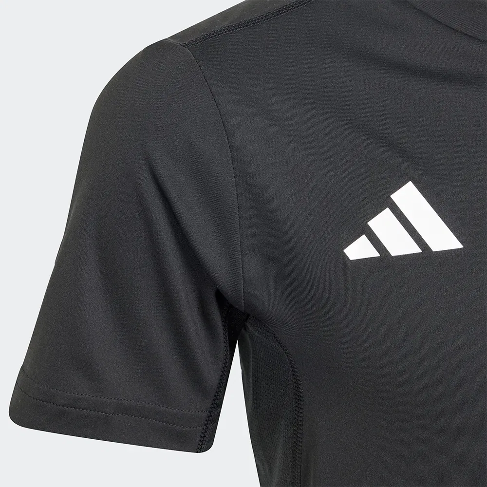 Футболка с коротким рукавом Team Adidas, черный — фото 3