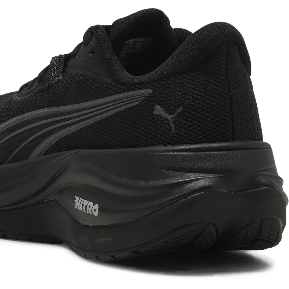 Детские кроссовки для девочек с амортизацией Electrify NITRO 5 Puma, Black — фото 4
