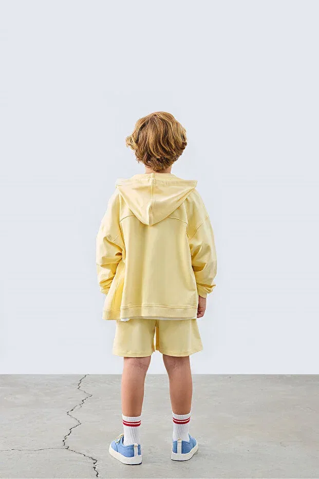 Детские шорты для девочек вышитые Marvy, Yellow — фото 4
