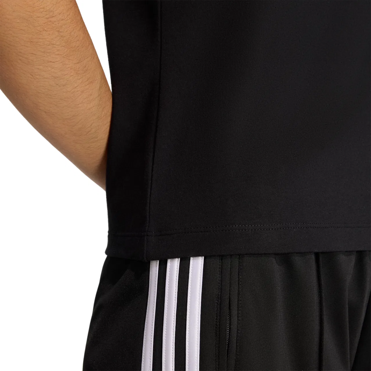 Женская футболка 3-Stripes Slim T-Shirt Adidas, белый/черный — фото 4