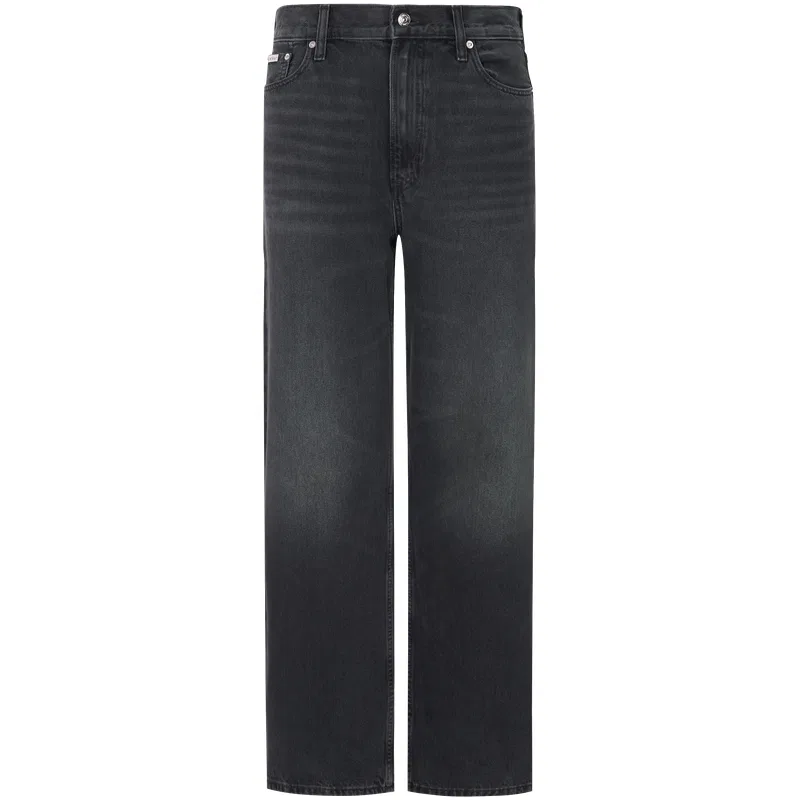 Мужские джинсы умеренно широкие с зауженным низом Graphite Gray Calvin Klein, Graphite Gray