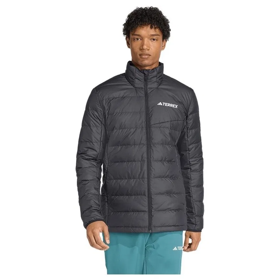 Мужская куртка с утеплителем ClimaWarm Mountain Down Jacket adidas, Черный — фото 2
