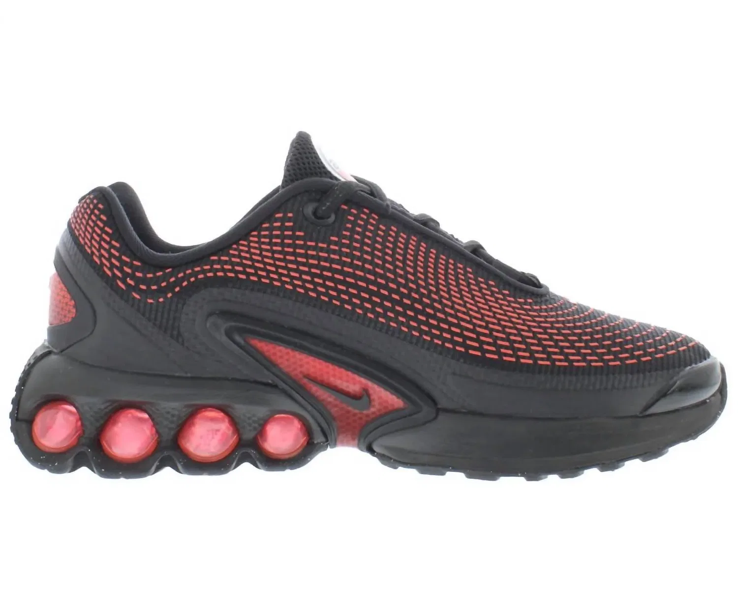 Детские кроссовки для мальчиков с системой Dynamic Air Air Max Dn Nike, Black Bright Crimson — фото 2