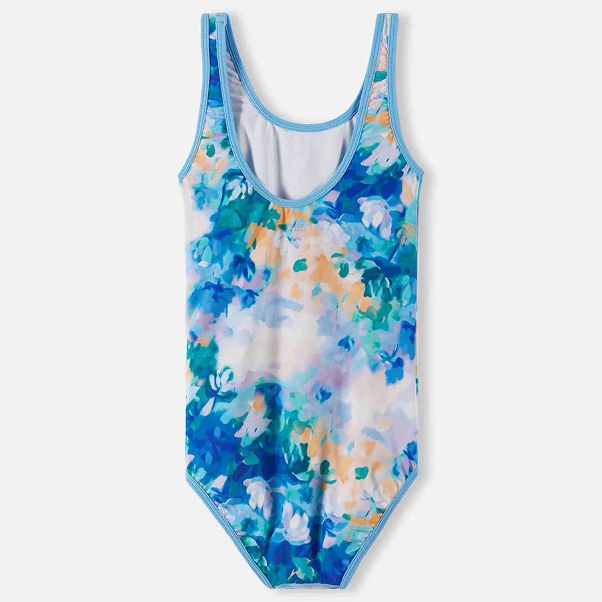 Детский купальник для девочек с длинным рукавом Reima, Fresh Blue — фото 3