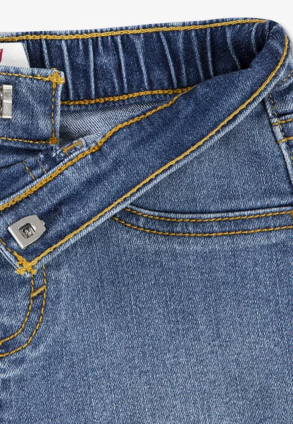Комплект из футболки с логотипом и шорт - футболка с принтом Levi'S, красный — фото 4