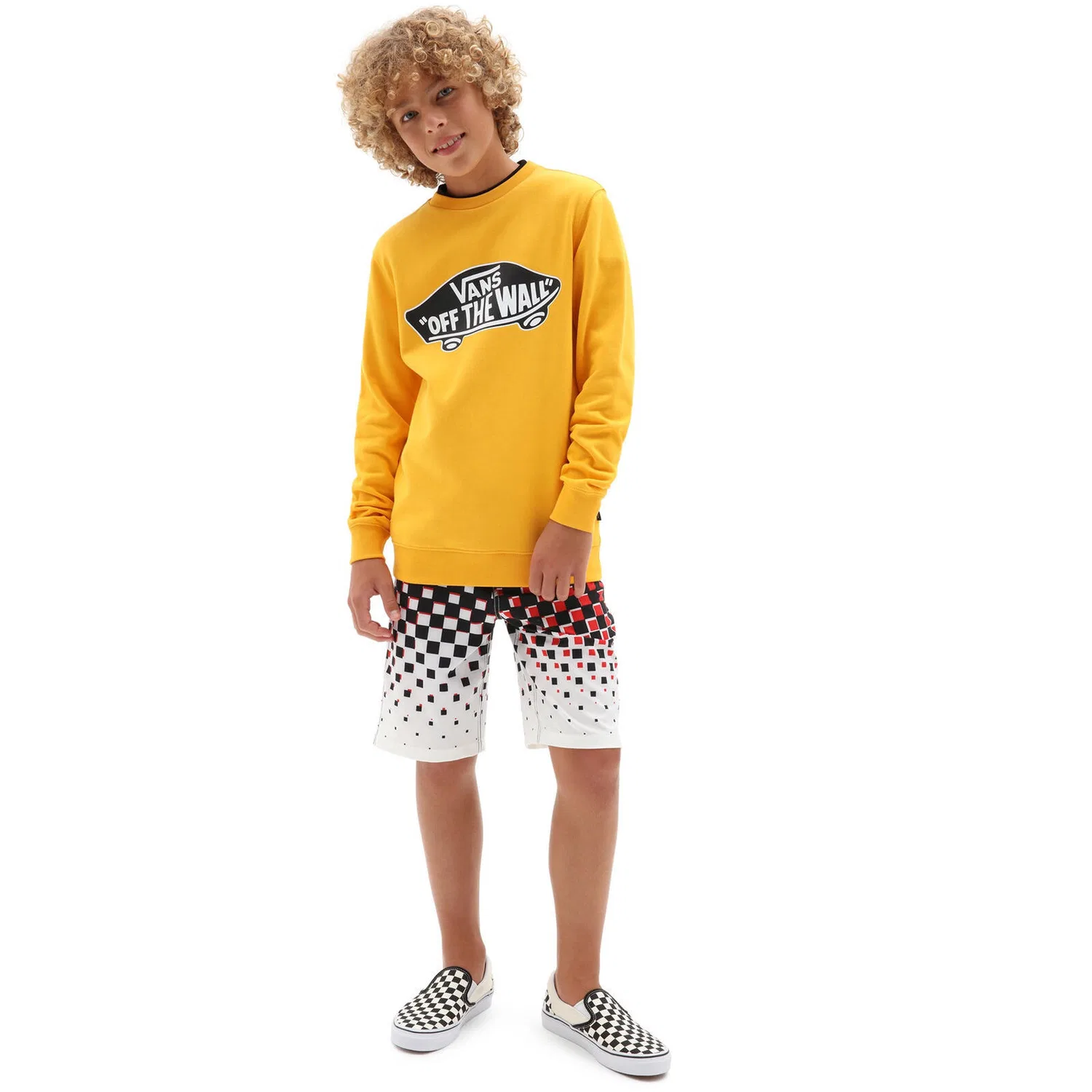 Детская блуза Vans OTW Crew, Gelb — фото 3
