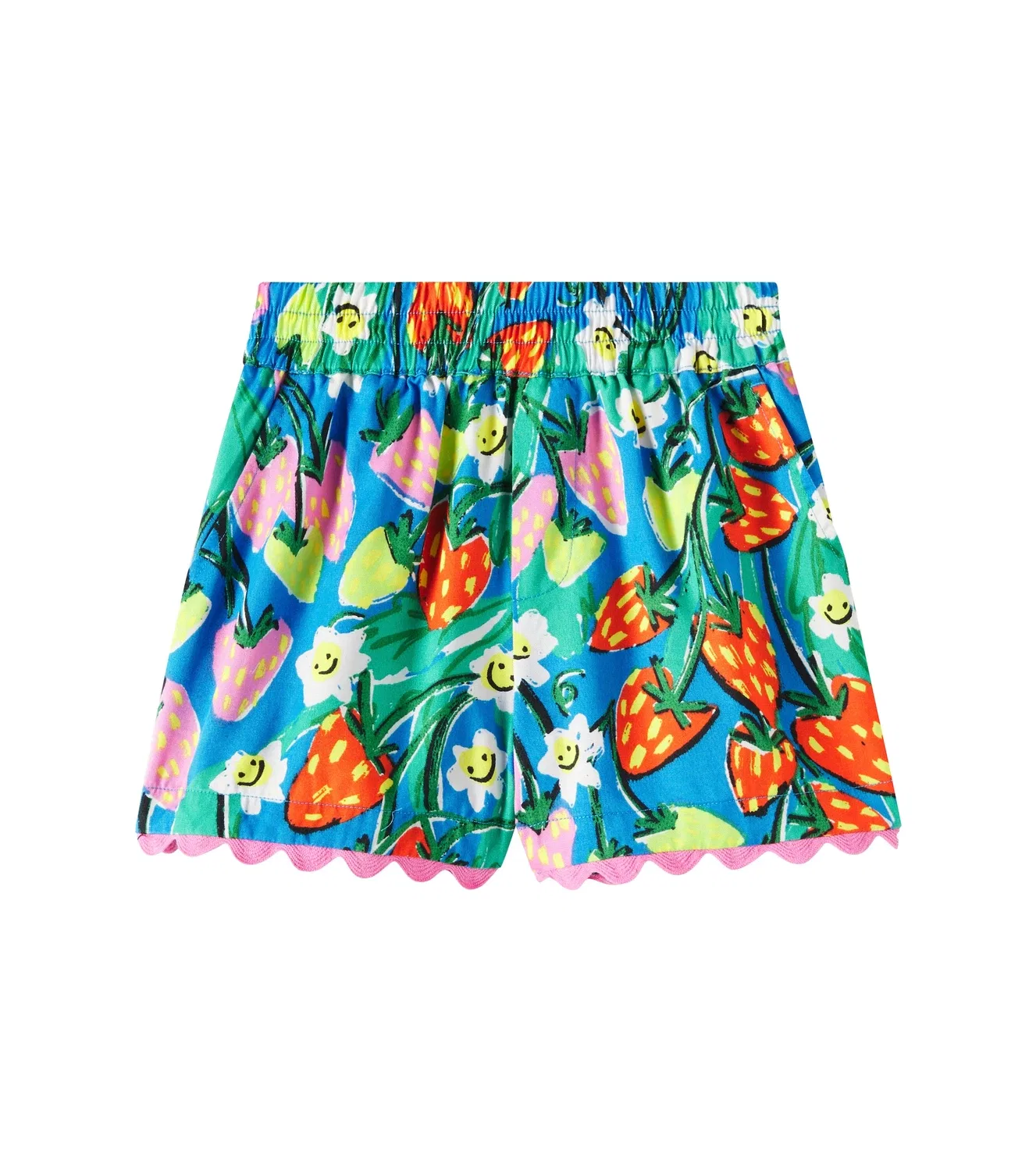 Шорты с принтом Stella Mccartney Kids, мультиколор