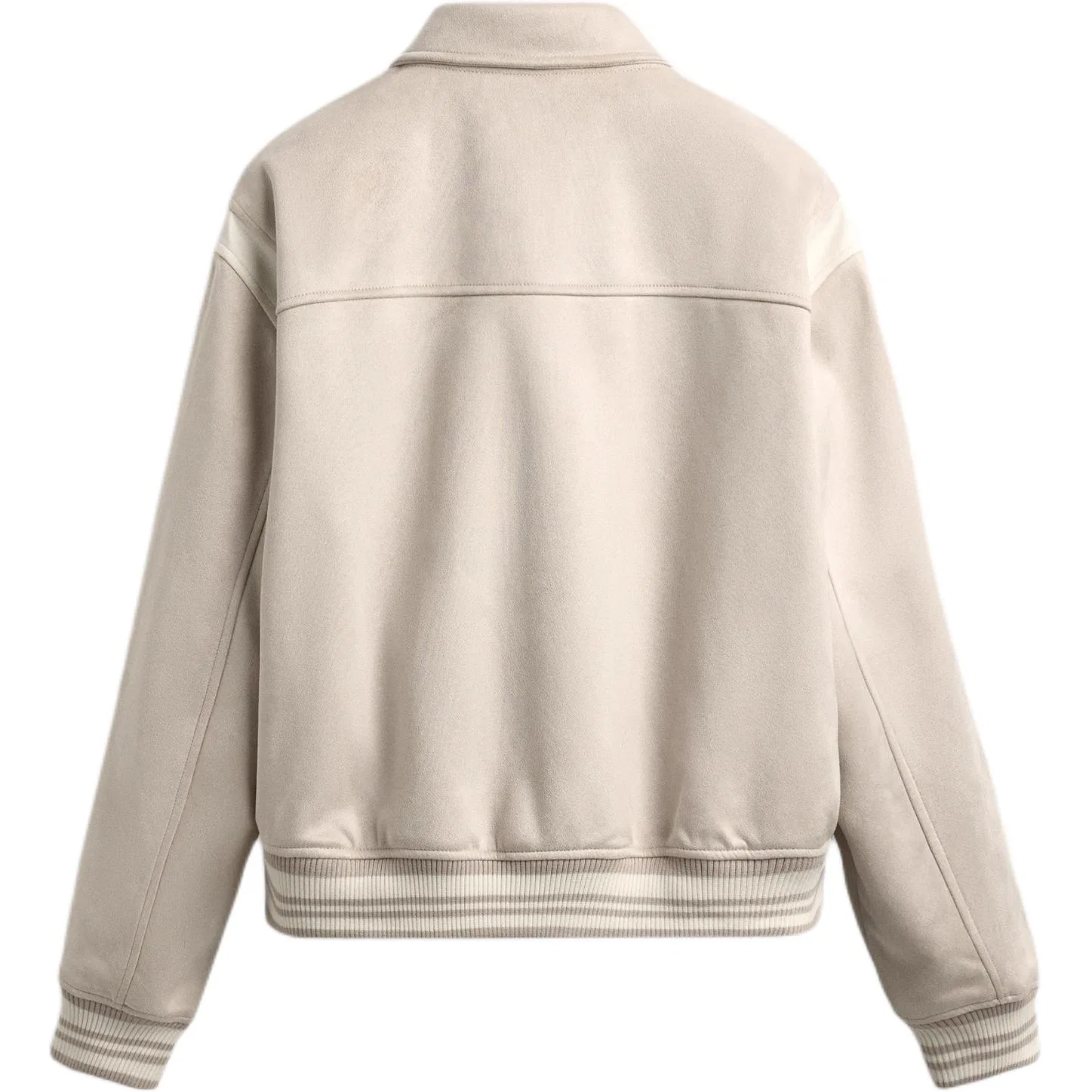 Мужская куртка на лацканах ZARA, Raw White — фото 3