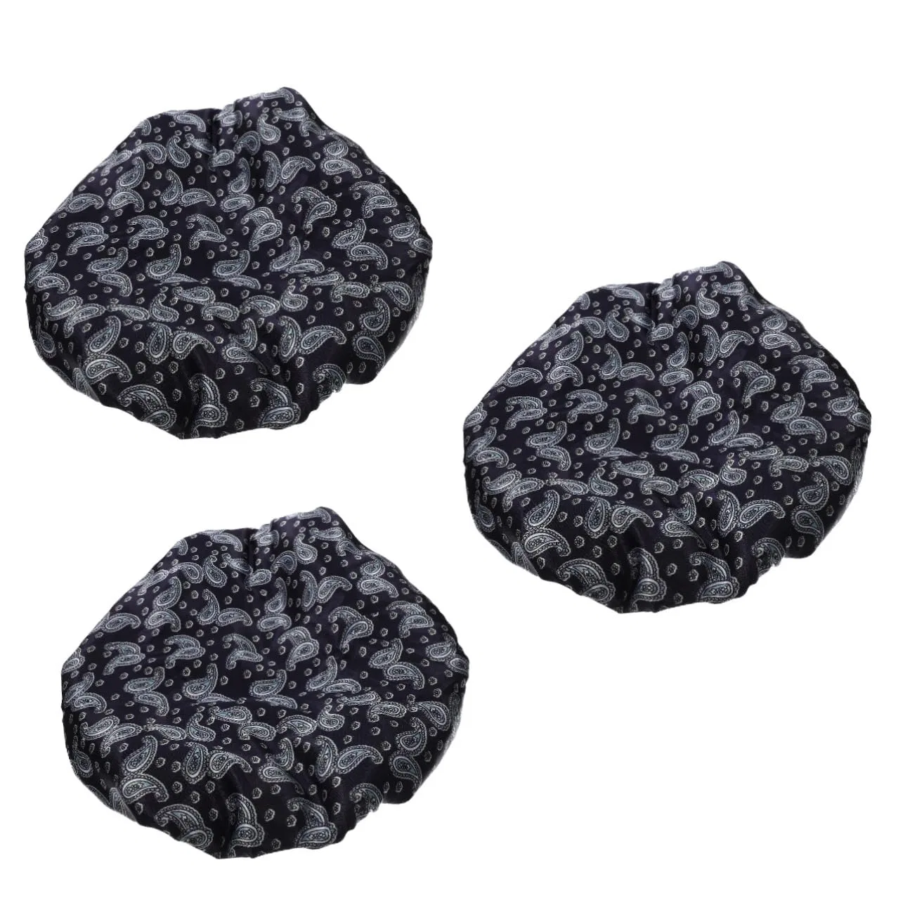 Шапочка для душа 3-in-1, minkissy, 3 шт, Satin, Blue