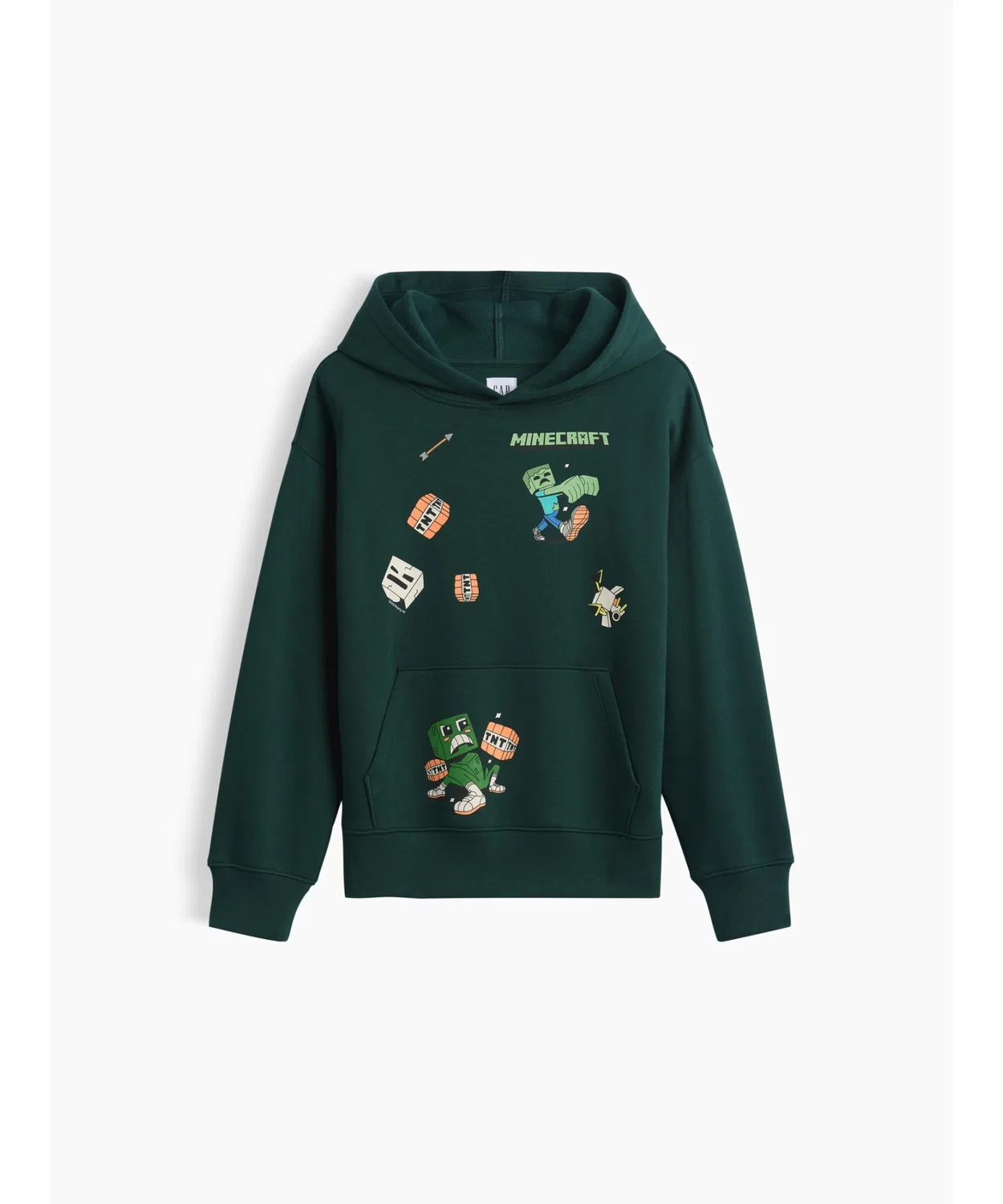 Детский худи с принтом Minecraft Relaxed Fit GAP, Navy — фото 2