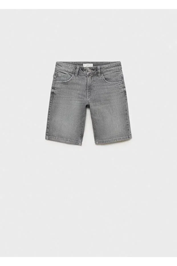 Детские шорты для мальчиков джинсовые Bermuda shorts john Mango Kids, Gray