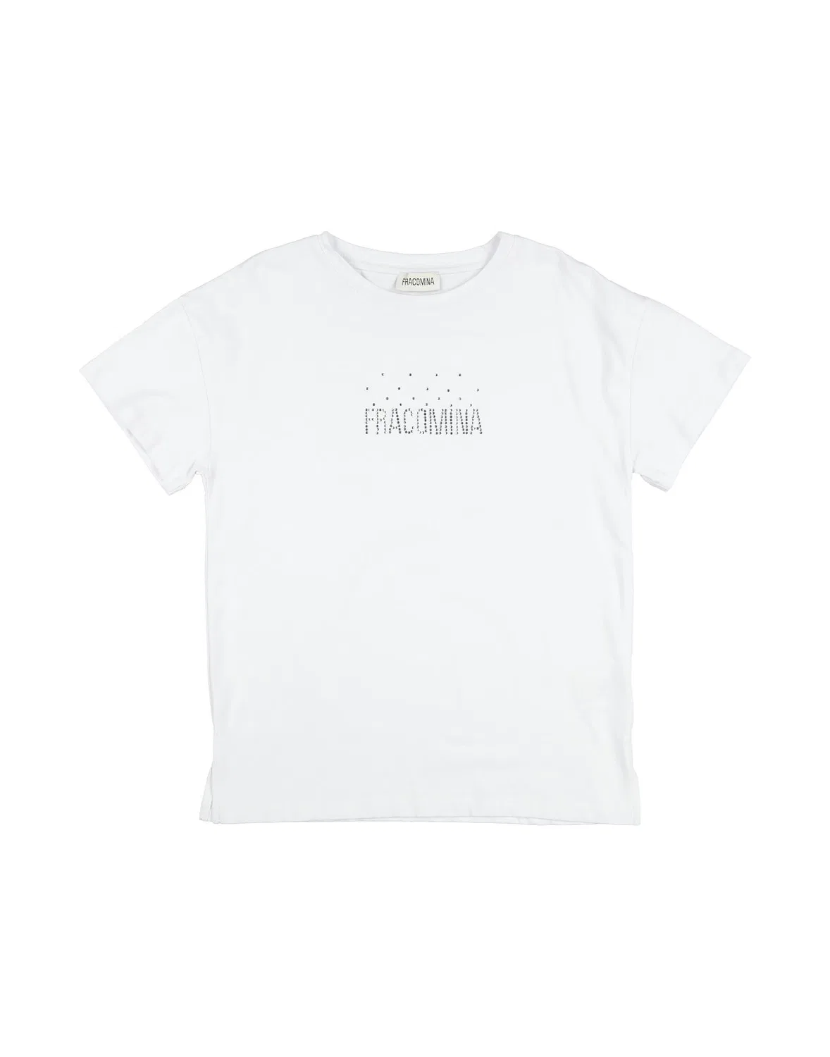 Футболка с аппликацией Fracomina Mini, белый