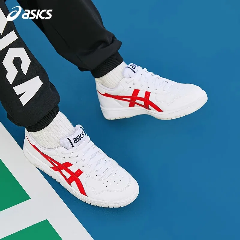 Детские кроссовки для скейтбординга с низким верхом Japan S, ASICS, White Red — фото 3