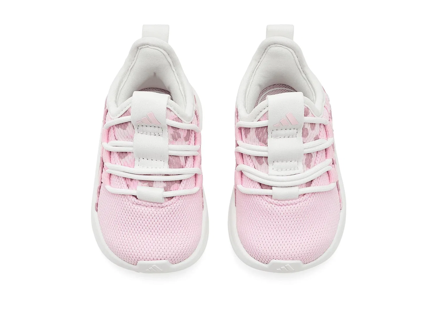 Кроссовки Lite Racer Adapt 8.0 (для младенцев и малышей) Adidas Kids, White/Distilled Pink/Clear Pink — фото 3