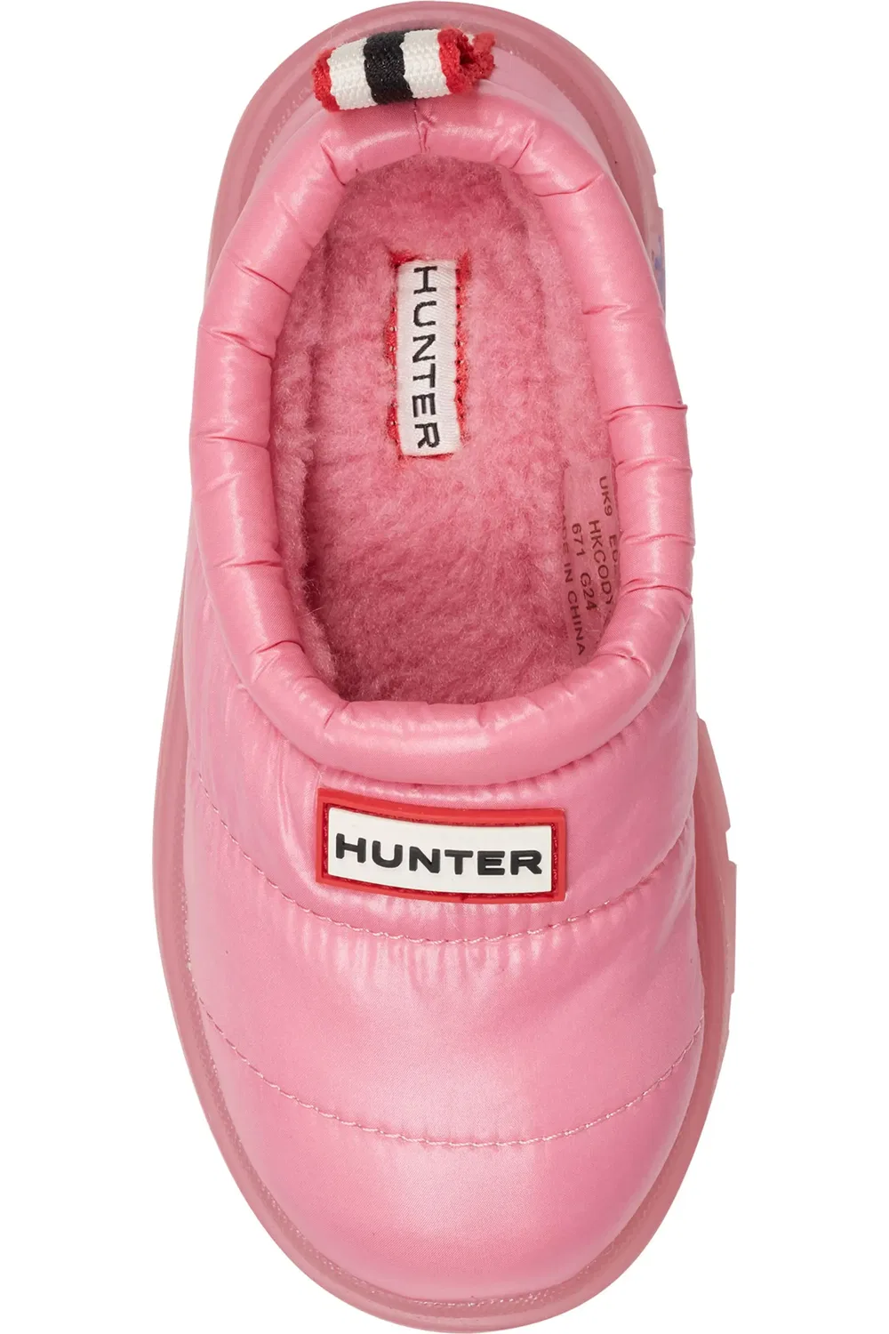 Детские тапочки мюли утепленные с мехом Cody Hunter, средний розовый 660 — фото 3