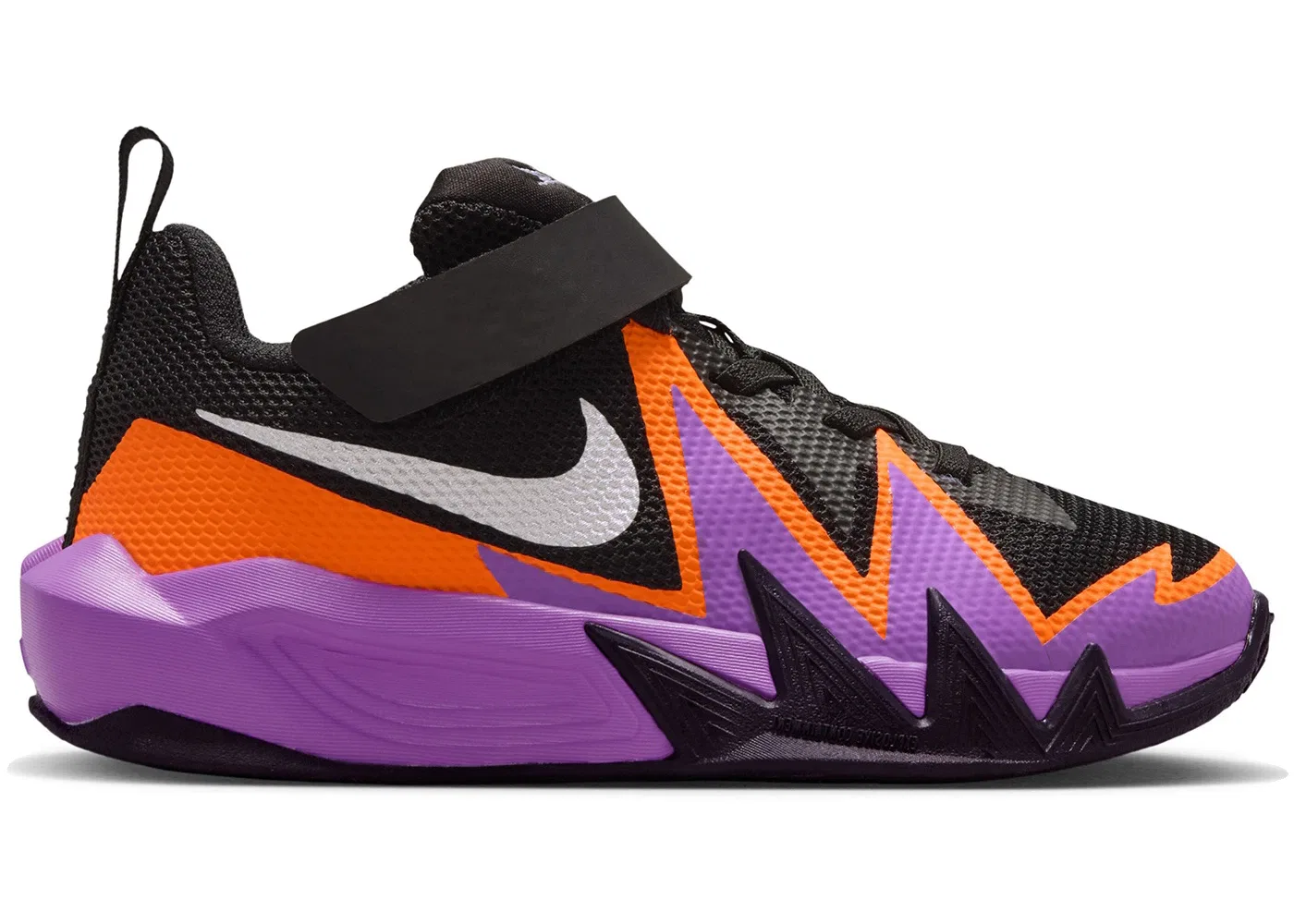 Детские кроссовки спортивные Nike ST Dynamite Nike, Black/Bright Violet/Total Orange/Metallic Silver