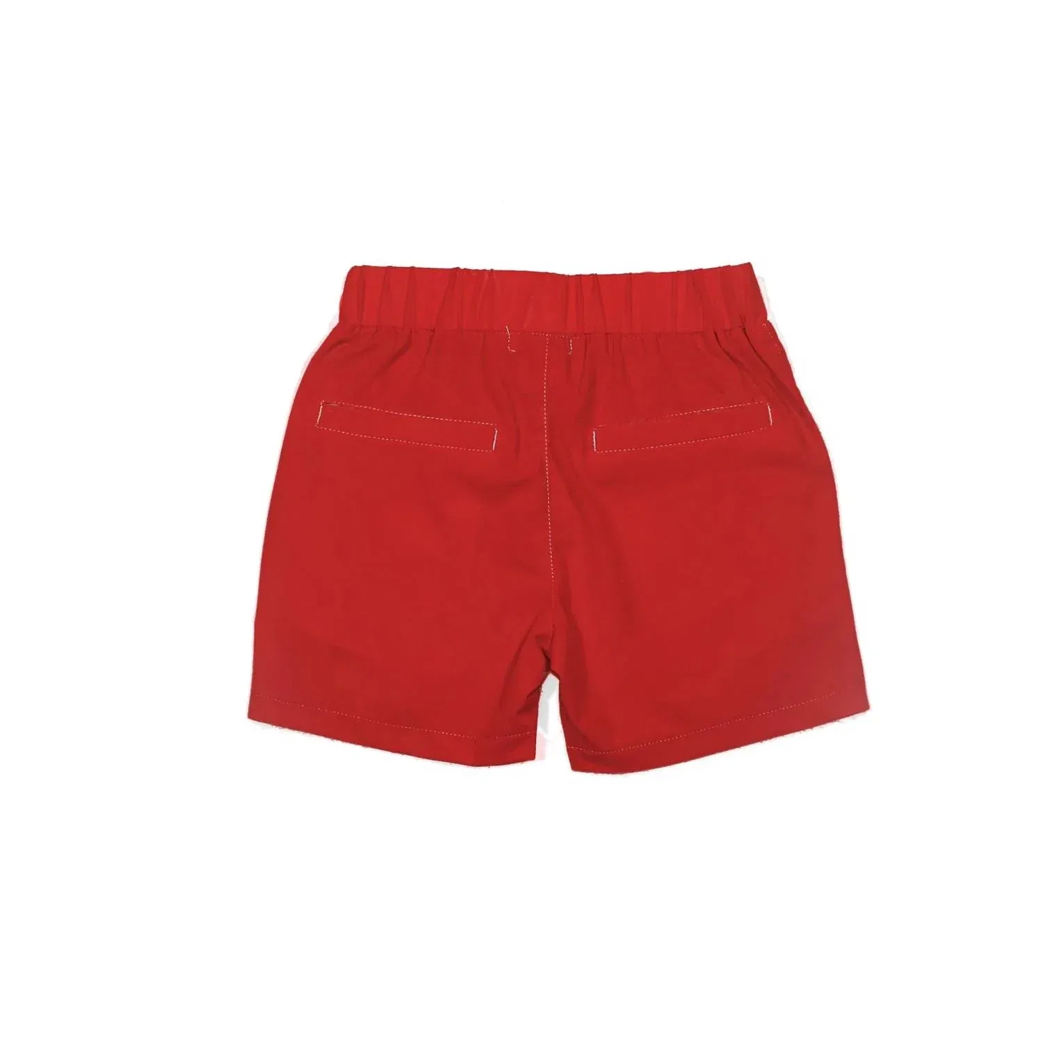 Детские шорты с защитой UPF50+ синийBlue Quail Clothing Co., красный — фото 2