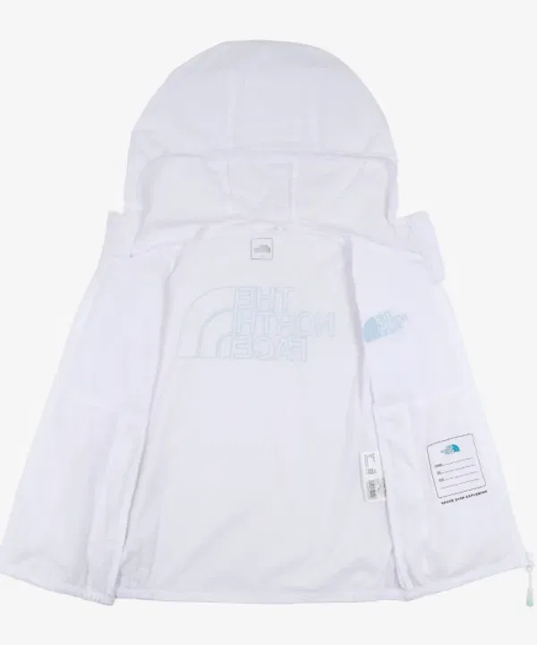 Пуховик Tailwind Hood, The North Face Kids, белый — фото 3