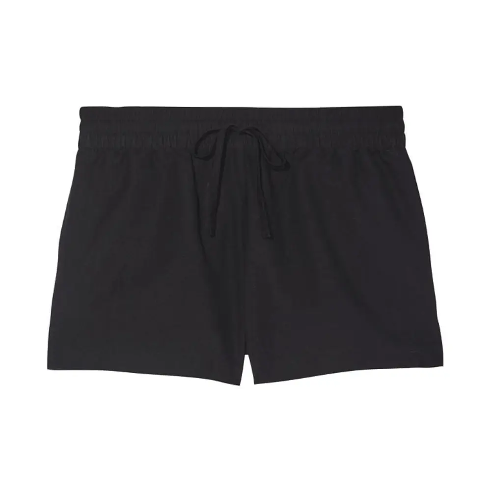 

Шорты Victoria's Secret Swim Linen Tie-Waist, черный