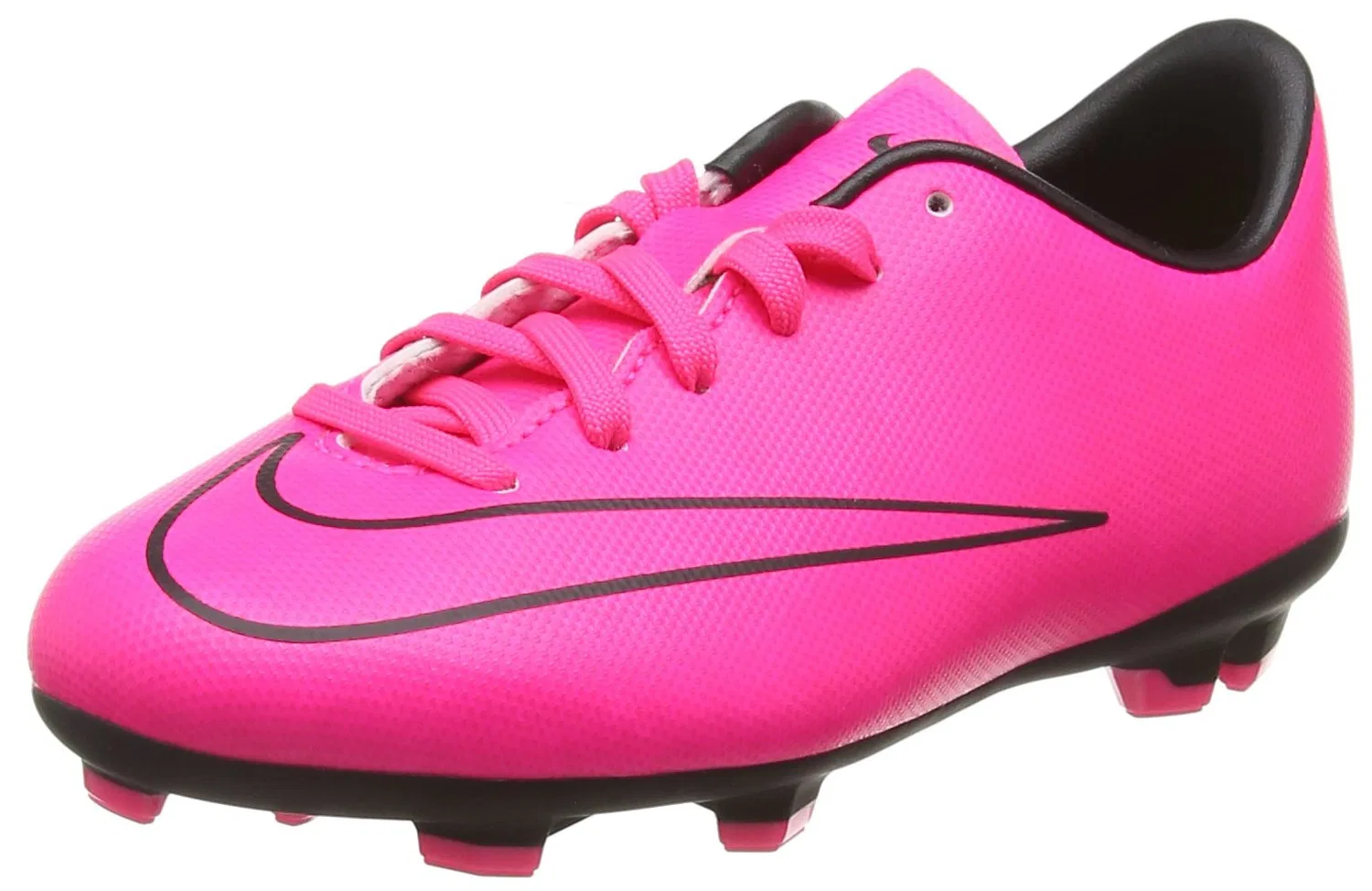 Детские бутсы для девочек Mercurial Victory V Fg NIKE, Pink Hyper Pink Hyper Pink Black
