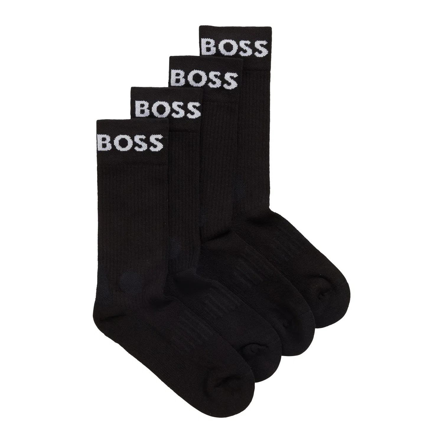 Мужские спортивные носки в упаковке 2 пары BOSS, Black