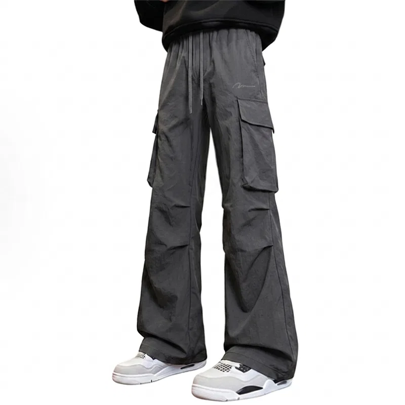 Детские штаны карго с большими карманами MINISO, Dark Gray