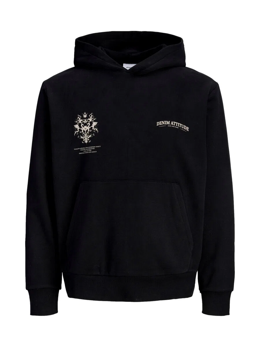Детская толстовка Jack & Jones Junior 'JJTradition' черного цвета