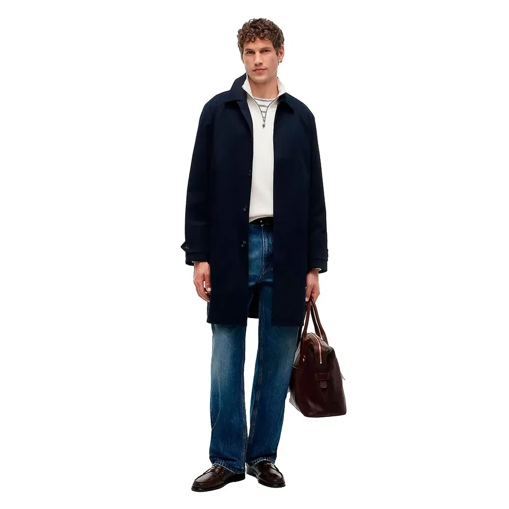 Мужское пальто из органического хлопка Tommy hilfiger, Blue