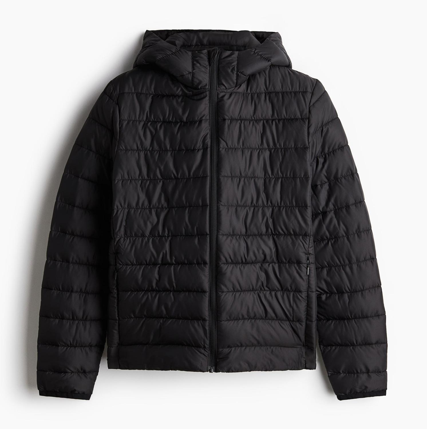 

Куртка H&M Slim Fit Lightweight, черный