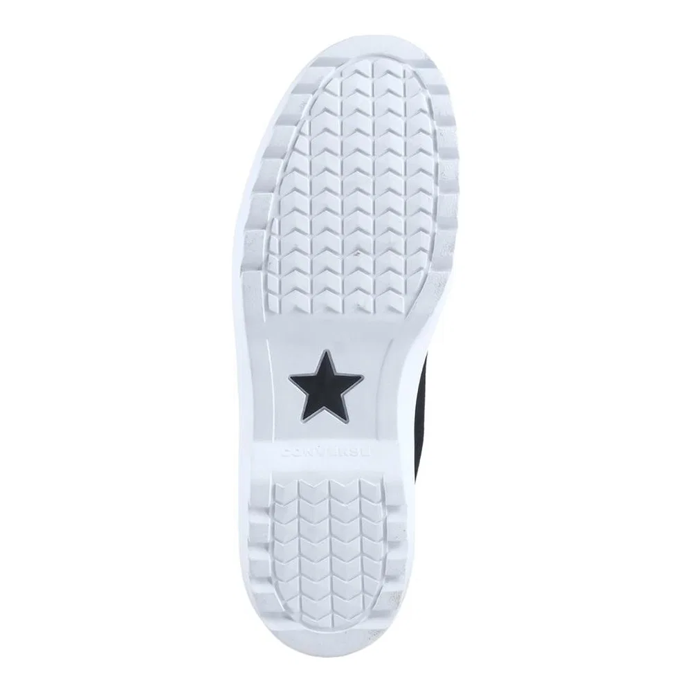 Детские кроссовки Converse с высокой платформой и молнией, Black — фото 2