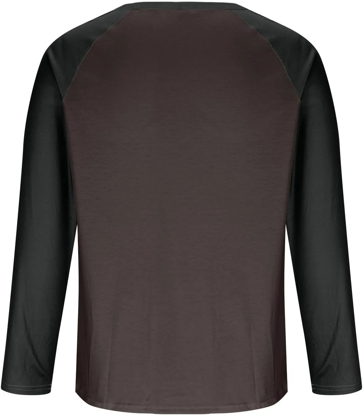 Мужская футболка с длинным рукавом Raglan Henley Athletic Tee, 1-hot Pink — фото 4