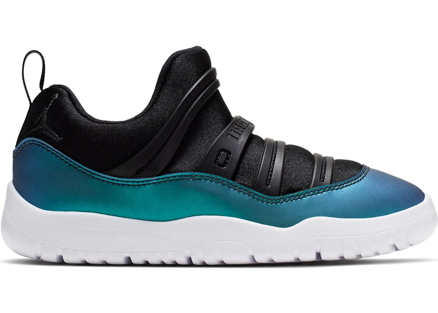 Детские кроссовки Lifestyle с принтом Jordan 11 Retro Little Flex Jordan, Black/Anthracite-Multi-Color-White