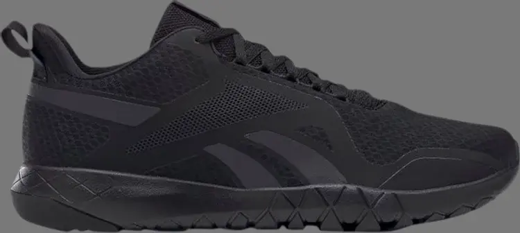 

Кроссовки flexagon force 3 4e wide 'black pure grey' Reebok, черный