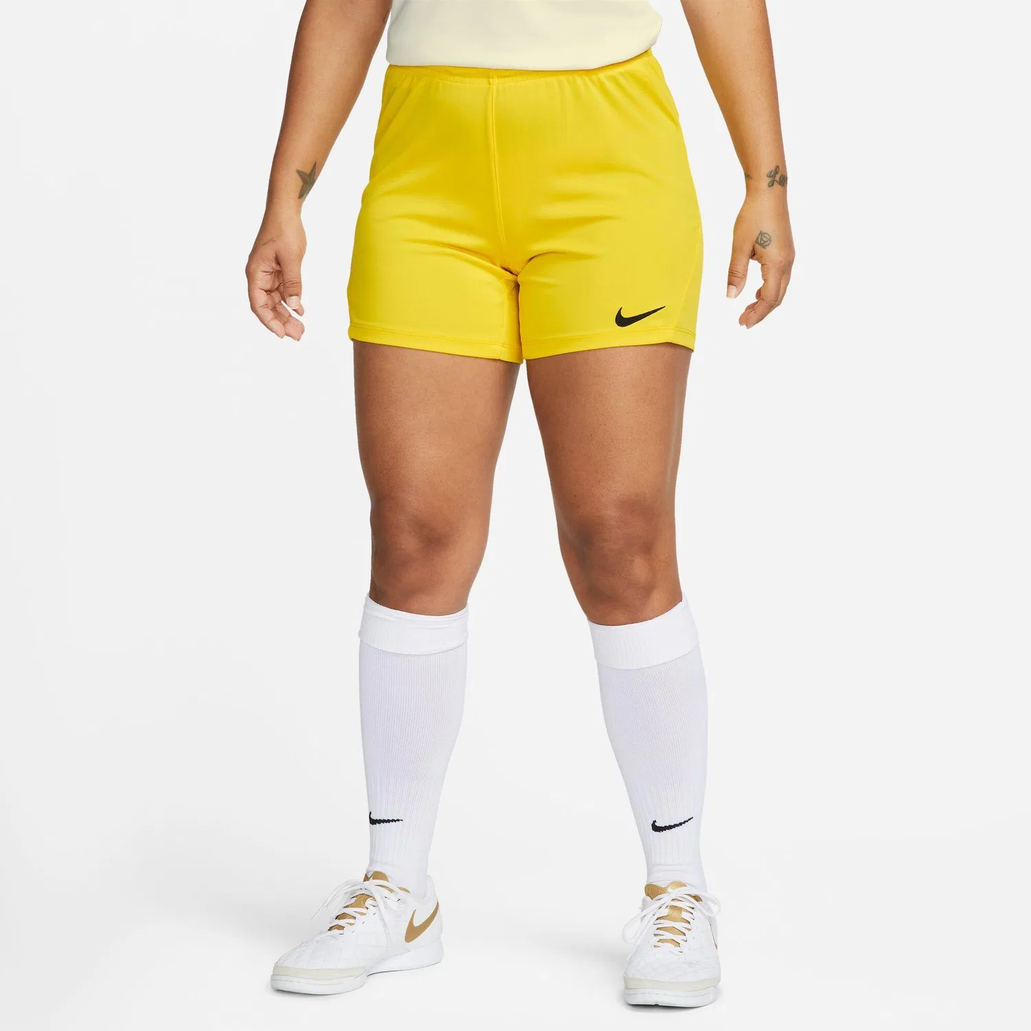 Женские шорты с технологией Dri-FIT Nike Park III, Yellow — фото 4