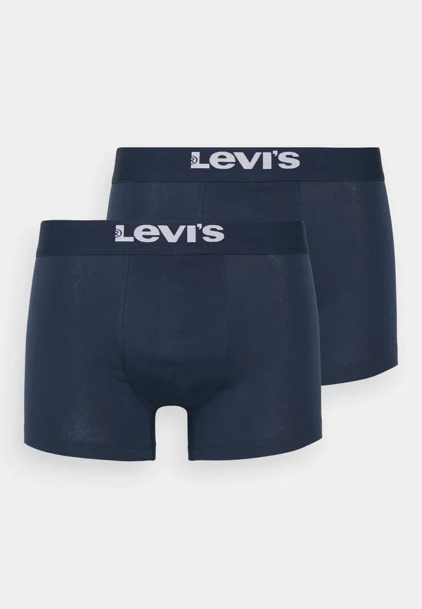 Мужские базовые плавки, комплект из 2 штук - плавки Levi'S, темно-синий — фото 3