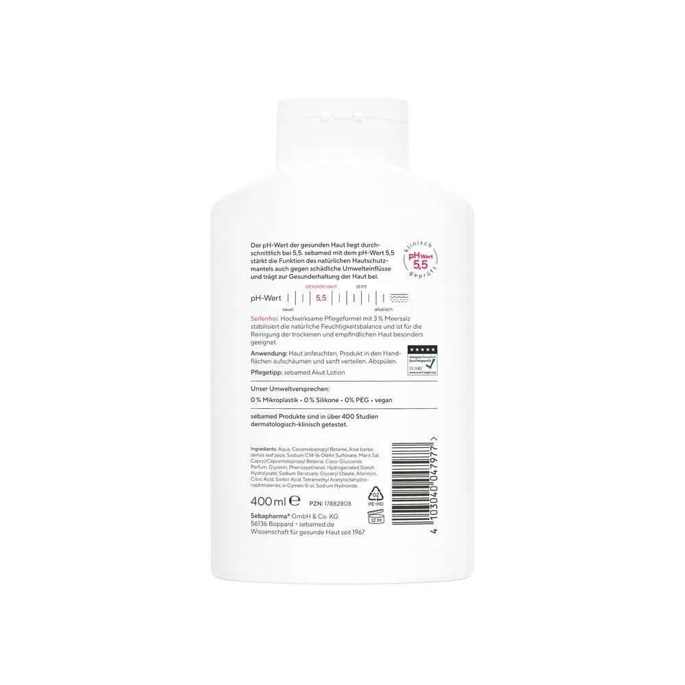 Гель для душа SEBAMED Sea Salt Shower 400 мл, White — фото 2