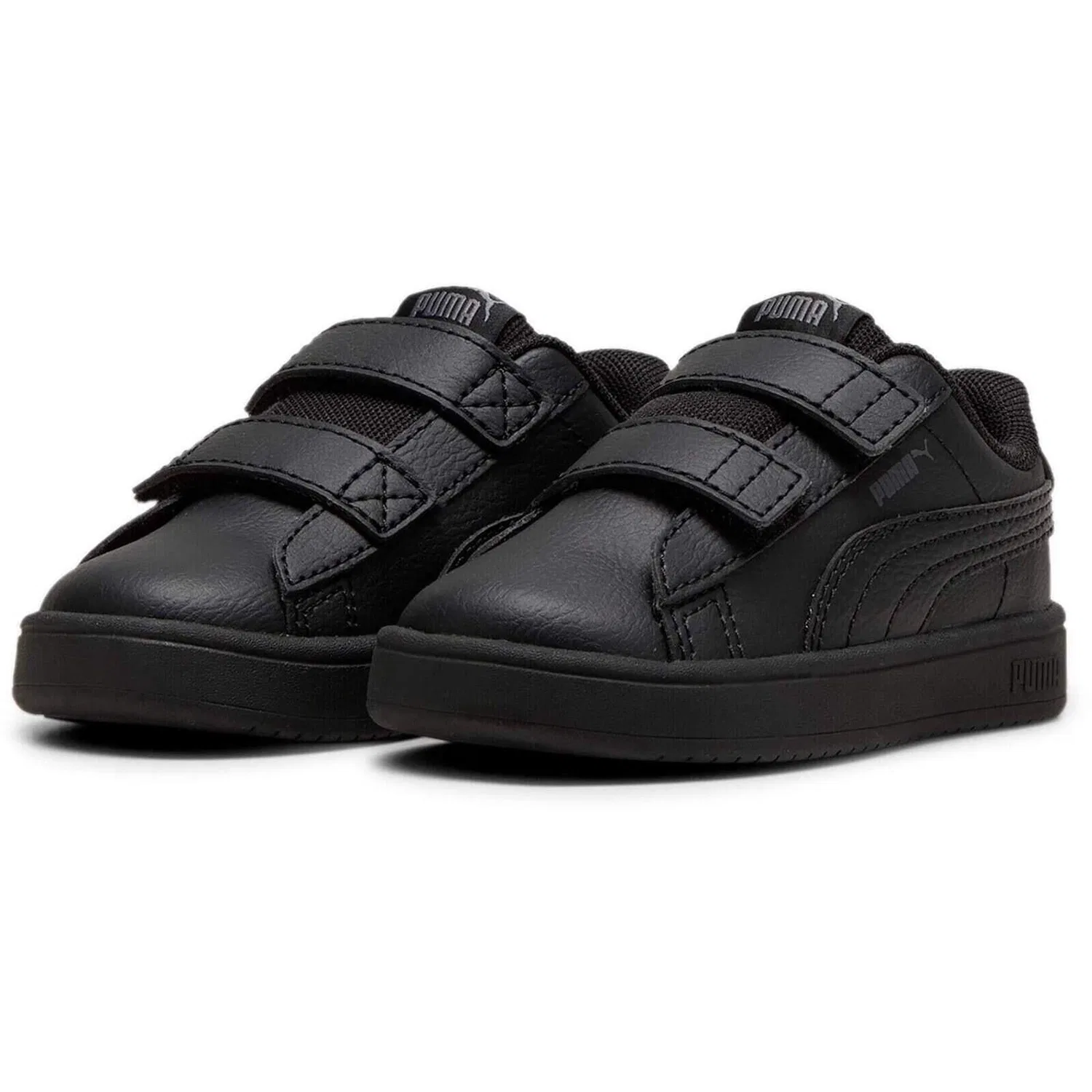 Детские кроссовки из экокожи Puma Rickie Classic V Inf, Schwarz — фото 3