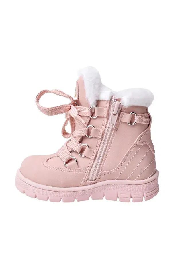 Детские ботинки для девочек с принтом Kappa powder kids boots Vicco, Pink — фото 3