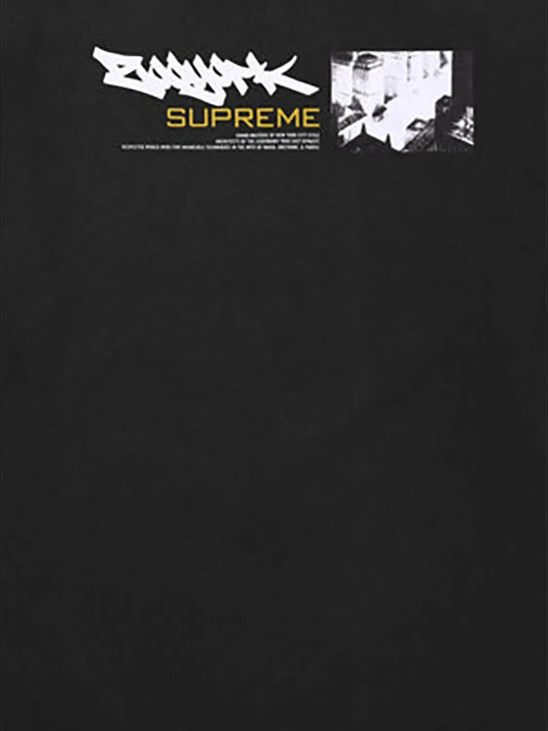 Футболка Zoo York Dynasty SS 25 - Black Supreme, черный — фото 2