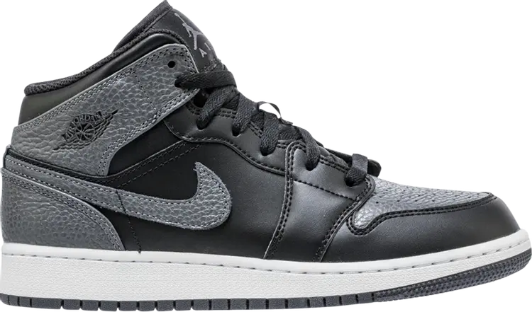 

Кроссовки Air Jordan 1 Retro Mid GS, темно-серый