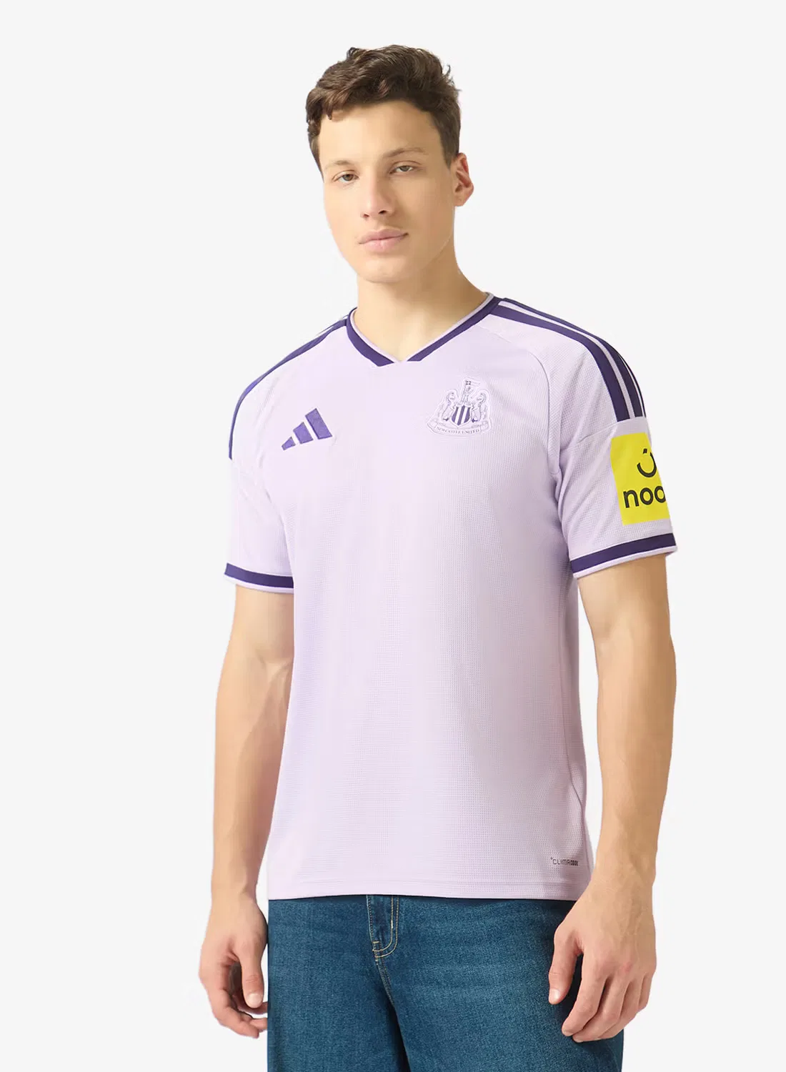 Джерси футбольное с технологией Climacool Newcastle United FC Adidas, фиолетовый