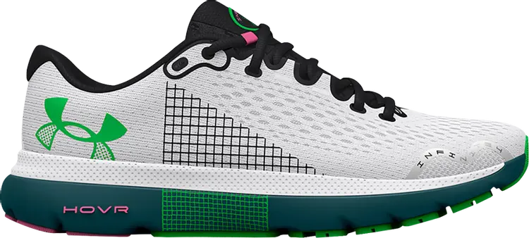 

Кроссовки Under Armour HOVR Infinite 4 White Tourmaline Teal, белый