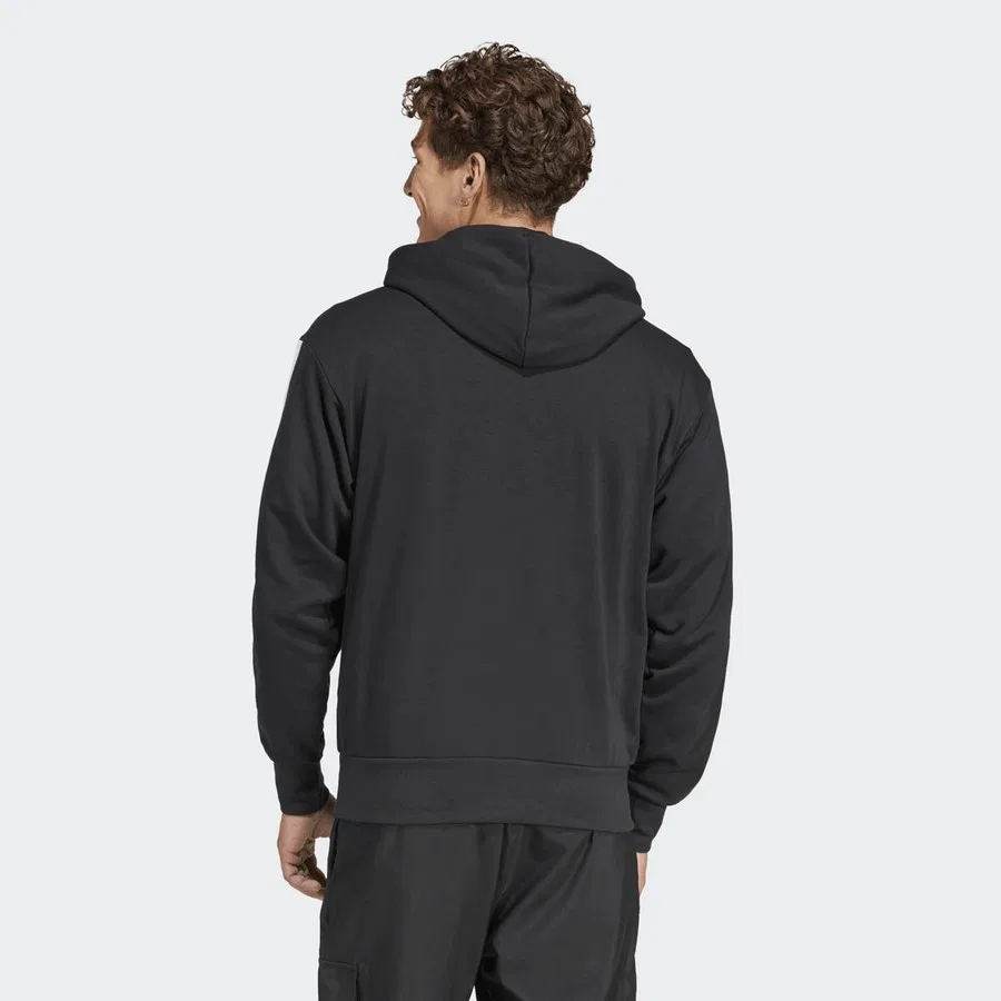Мужской свитшот с капюшоном Regular Fit M 3s Ft Hd adidas, Черный — фото 3