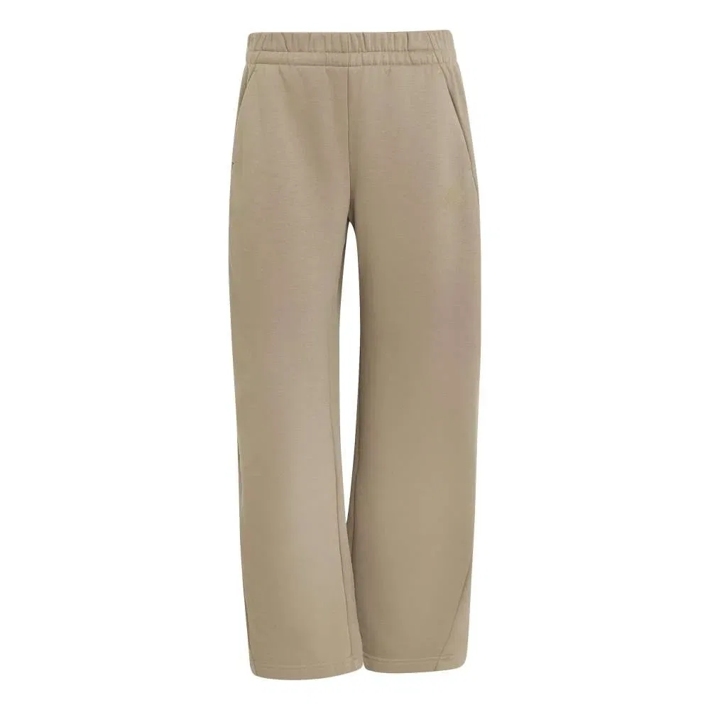 Джоггеры флисовые Adidas Essentials Contemporary Fleece Barrel, бежевый — фото 3