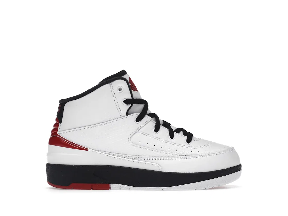 Детское кеды Jordan 2 Retro OG Chicago (2022) (PS) Jordan, White Varsity Red Black