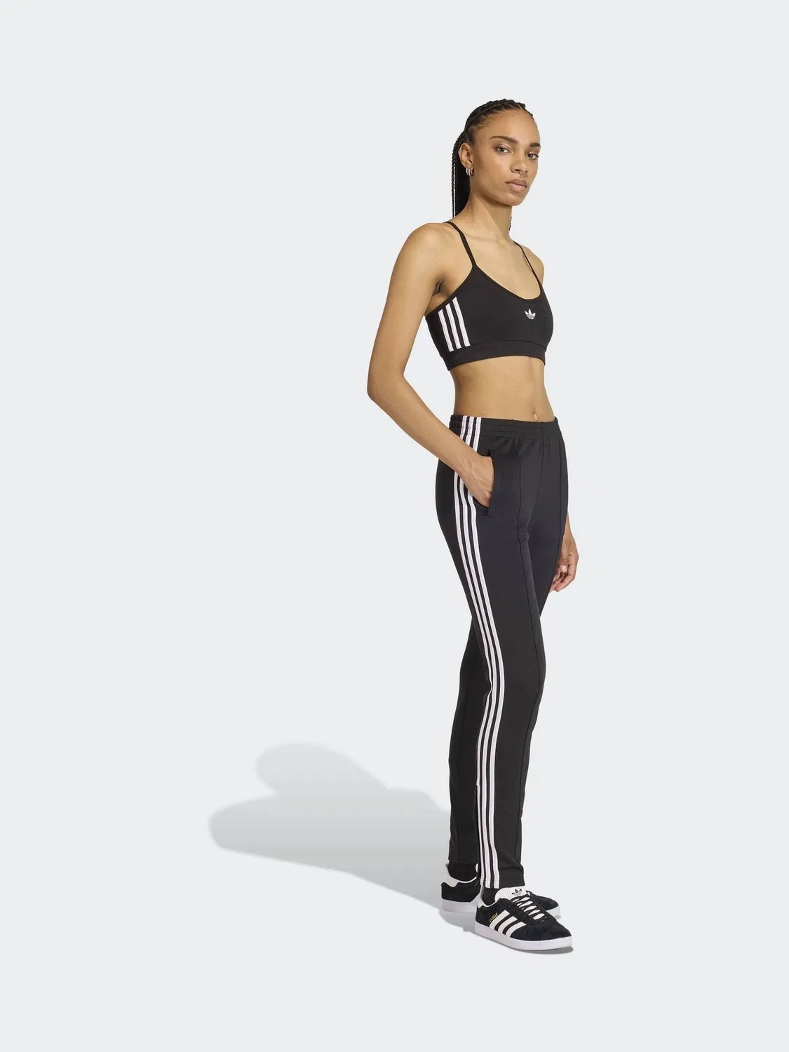 Тренировочные брюки SST Classic, adidas Originals, черный — фото 3